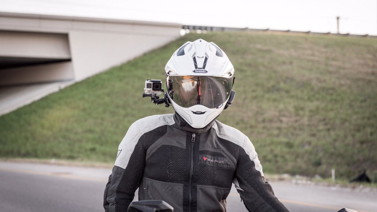headcam vlog video footage
